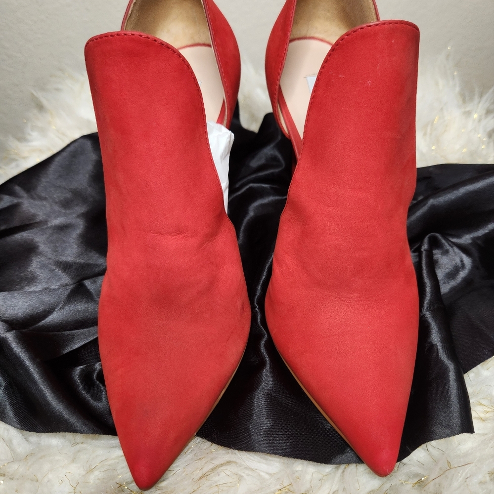 Side Cut Heeled Booties - Picture 2 of 4